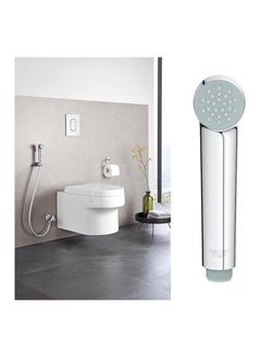 Grohe GROHE Tempesta-F Trigger Spray Hand Shower Set with Teflon Tape, Wall Holder Set, 1250mm Hose, Chrome | 2635400F  - Image 4