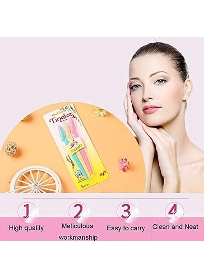 تنكل Tinkle Face and Eyebrow Razor for Women, Quick and Easy Facial Hair Removal at Home - 3 Pack - Image 5
