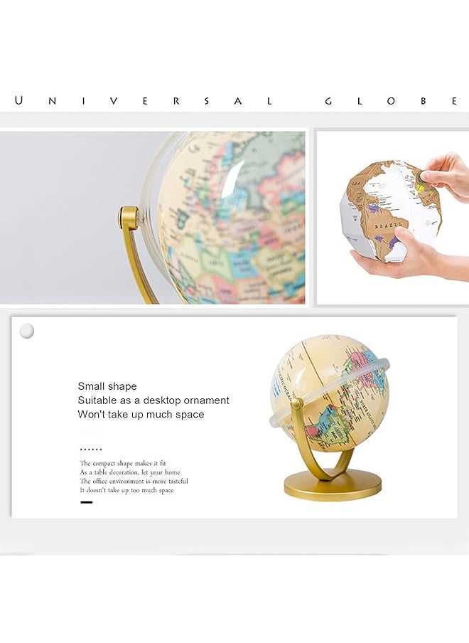 erorex Educational Globe Home Decor World Globe Rotating Globe Mini World Map Globe Rotating Earth Geography Globe Teaching Tool For School For Office For Home  - Image 5