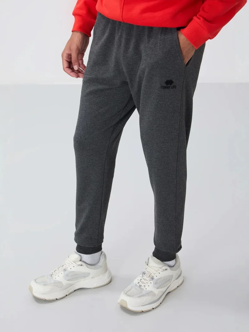 TOMMYLIFE TOMMY Men's Solid Fleece Sweatpants
