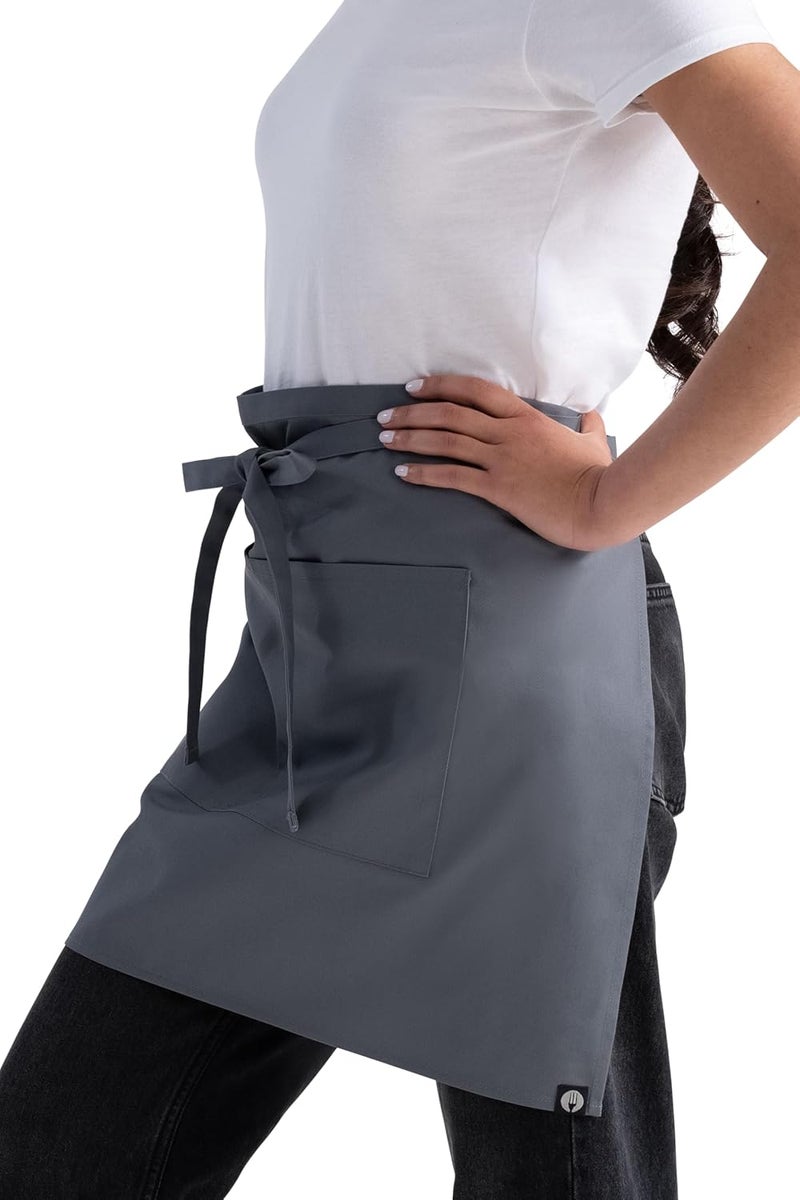 Chef Works Unisex Half Bistro Server Apron - Image 4