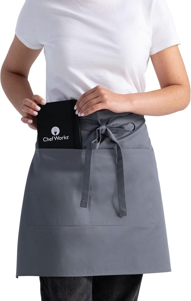 Chef Works Unisex Half Bistro Server Apron - Image 5