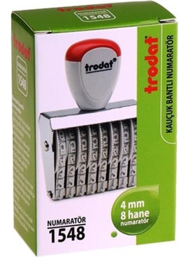 EKS Ticaret Trodat 1548 4mm 8 Digit Numerator Trodat Numerator 1548- 4 Mm- 8  - Image 2
