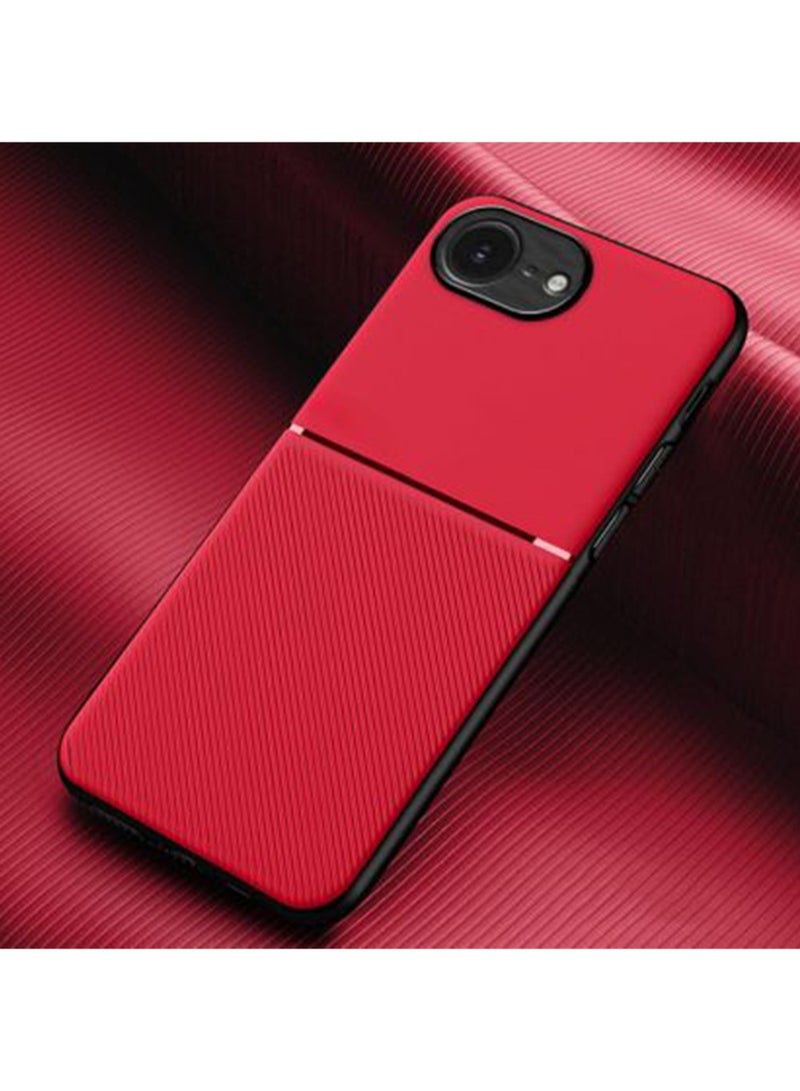 WRISTWISE Case Cover for iPhone 16e Skin Texture Non-slip And Shockproof PU Leather and TPU Ultra-thin
