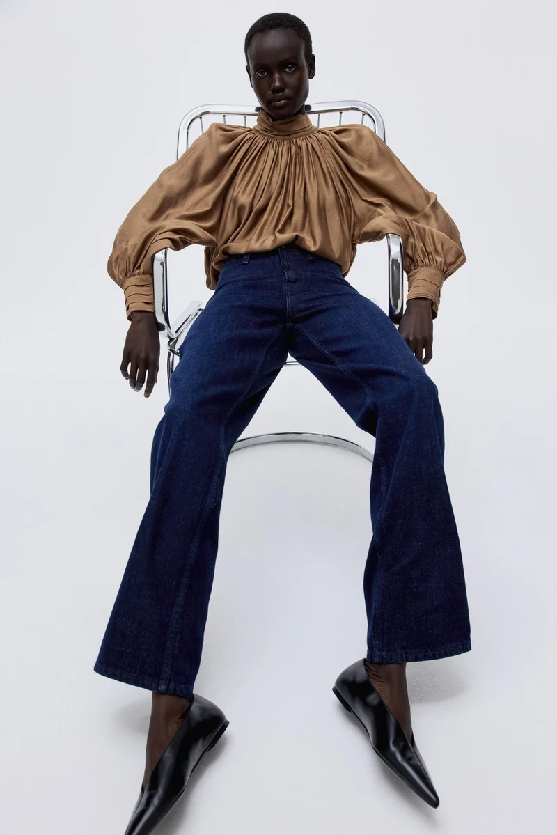 H&M Straight High Jeans