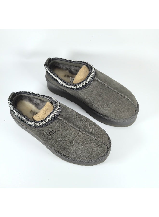 UGG cotton plus velvet thick bottom comfortable low-top Baotou shoes - Image 3