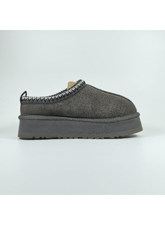 UGG cotton plus velvet thick bottom comfortable low-top Baotou shoes - Image 2