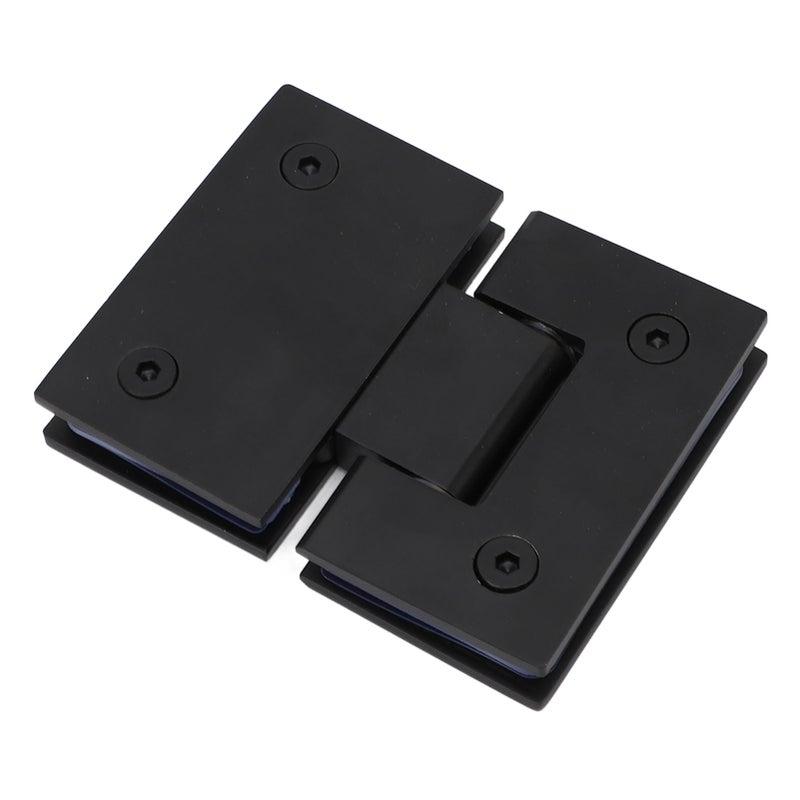 Glass Shower Door Hinges 180 Degree Stainless Steel Heavy Duty Glass Door Hinges for 5/16-1/2in 8mm-12mm Thick Frameless Bathroom Doors - Image 1