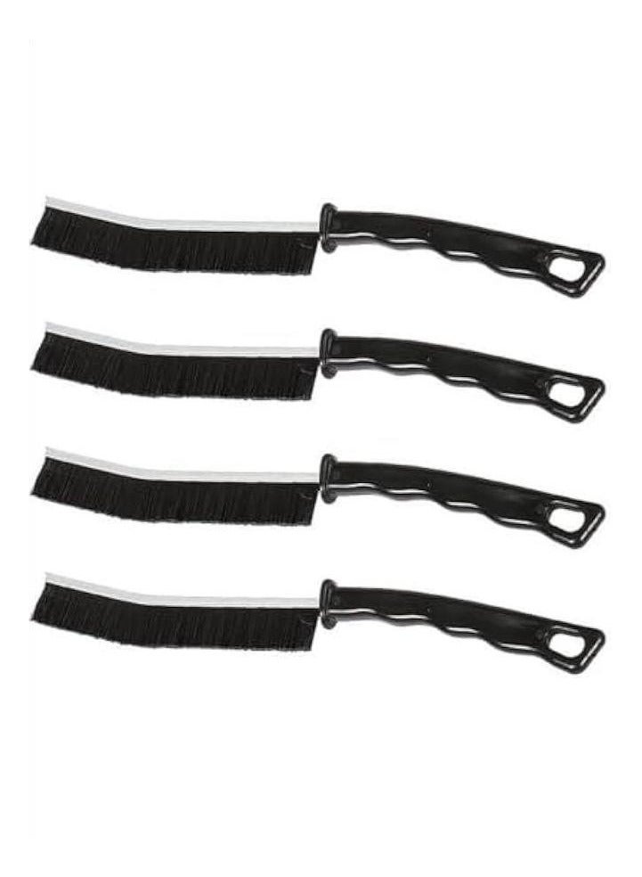 4 Pcs Crevice Cleaning Brush, Anti-Scratch Rounded Tip, Gap Cleaning Brush, Window Sill Cleaner Tool, Grout Brush Hard Bristle Brush Bathroom Brush（10-02） - Image 1