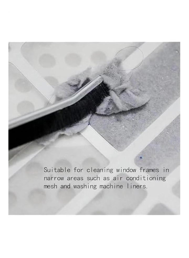 4 Pcs Crevice Cleaning Brush, Anti-Scratch Rounded Tip, Gap Cleaning Brush, Window Sill Cleaner Tool, Grout Brush Hard Bristle Brush Bathroom Brush（10-02） - Image 2