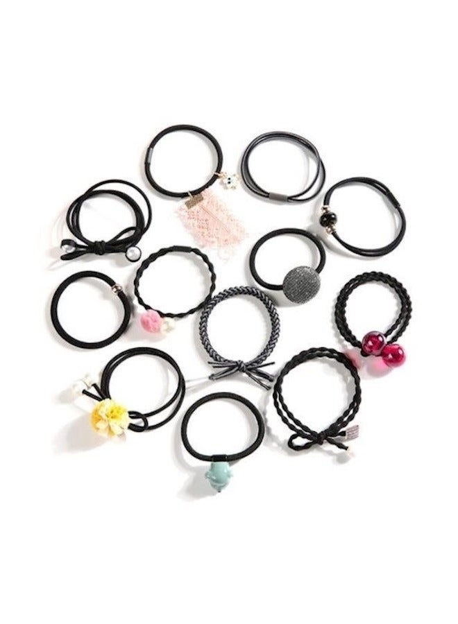 12-Piece Hair Elastics Set 