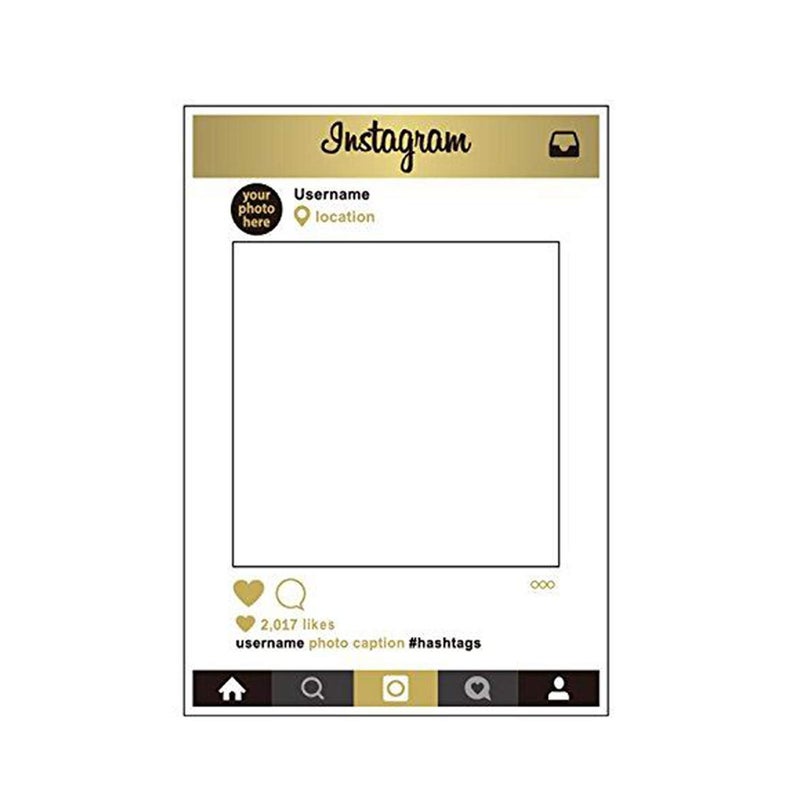 إطار سيلفي مضحك من تريمينغ شوب لجناح إنستغرام لتزيين حفلات عيد الميلاد والزفاف والأحداث الخاصة 48 سم × 69 سم 1 قطعة