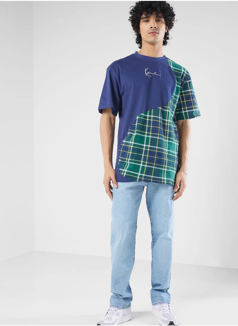 Karl Kani Small Signature Wavy Block T-Shirt