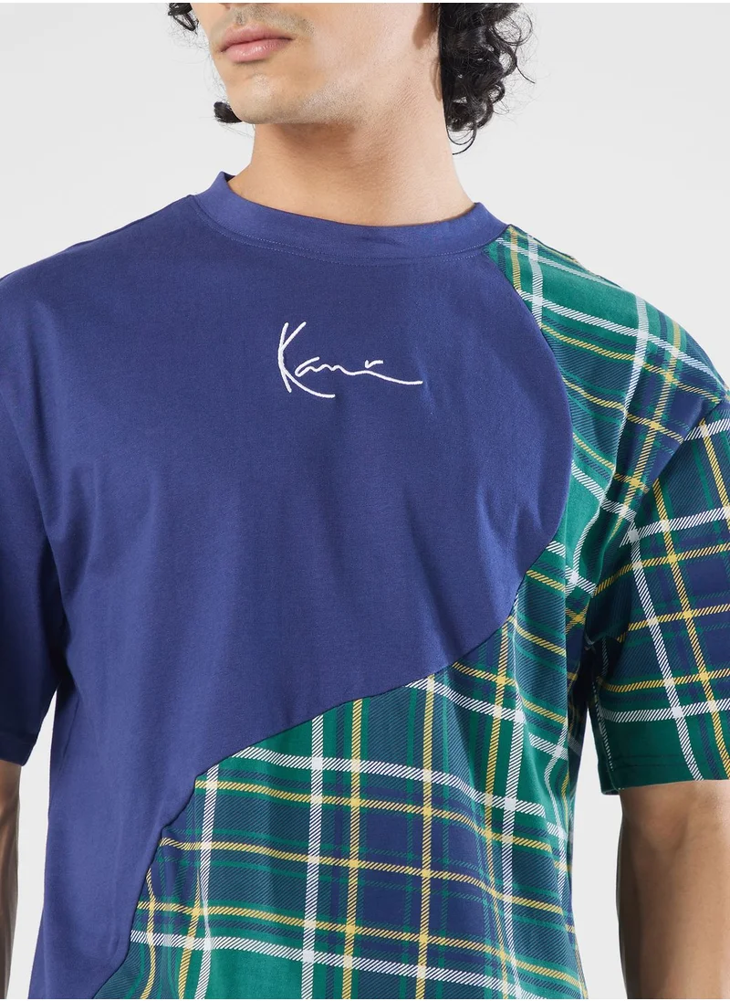 Karl Kani Small Signature Wavy Block T-Shirt