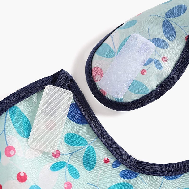 PandaEar 3 Pack Super Light Weight Baby Bib, Waterproof, Washable, Stain Oil and Odor Resistant 12-48 Months (Girl) - Image 4