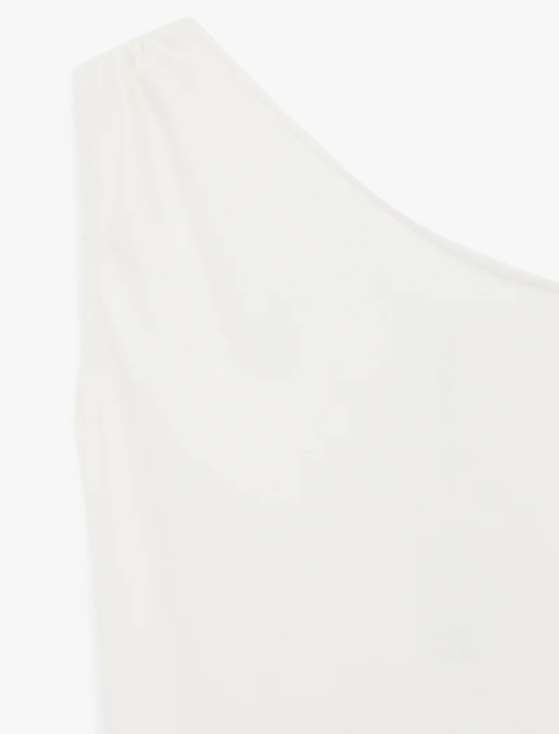 Koton  Solid One Shoulder Blouse for Women | Best Price UAE