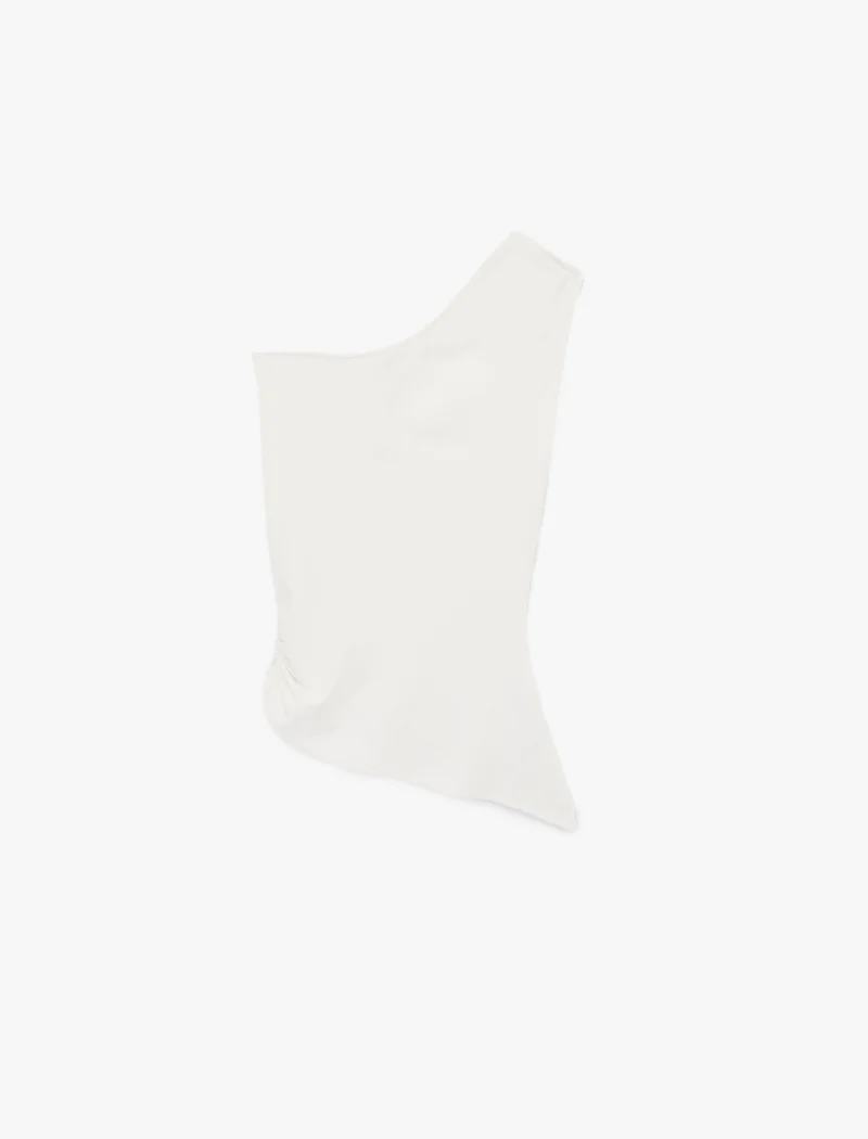 Koton  Solid One Shoulder Blouse for Women | Best Price UAE