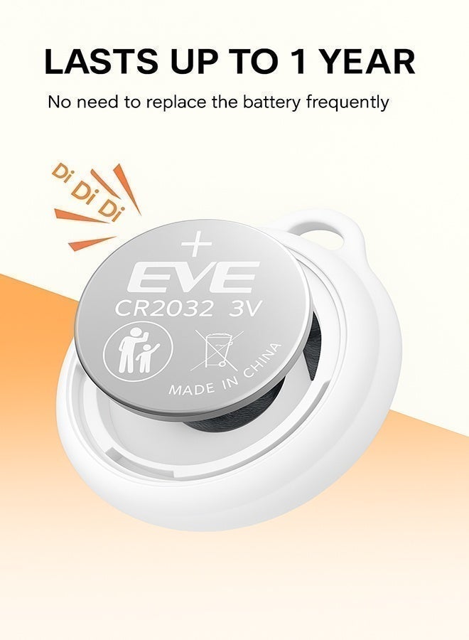 FONVOI Smart Air Tracker – Works with Apple Find My (iOS Only), Bluetooth Locator Tag for Keys, Bags, Pets & Wallets, 1-Year Replaceable Battery, Water-Resistant Design (Not for Android Devices) - Image 3