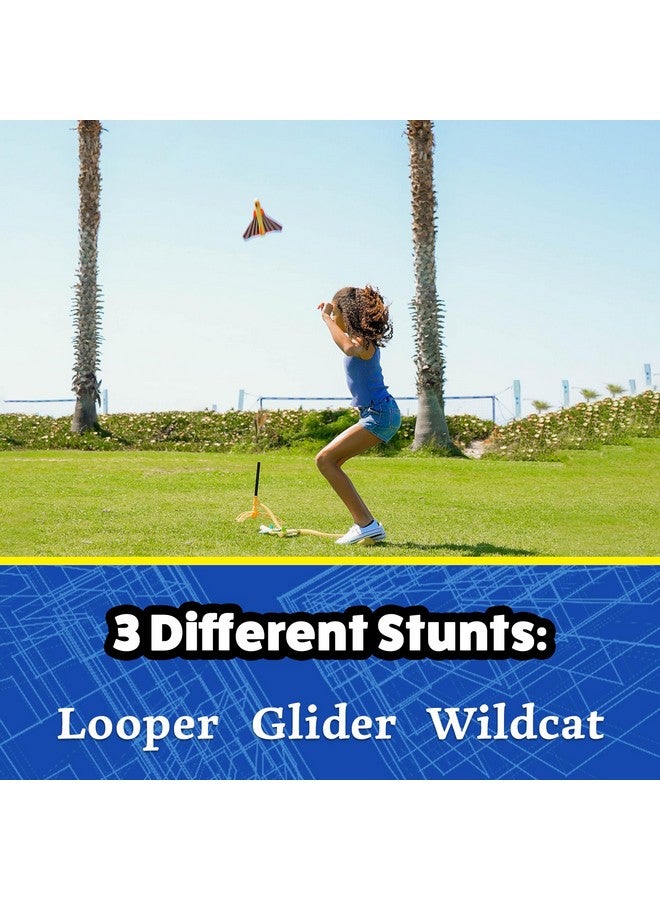 Stomp Rocket The Original Stomp Rocket Stunt Planes, 3 Planes - Image 3