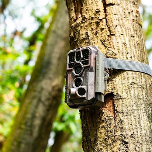 GardePro E5S 2Pack Trail Camera NonCellular NonWiFi 64MP Photo 1296P HD Video 01s Trigger 100ft NoGlow Night Vision Motion Activated Wildlife Camera - Image 3