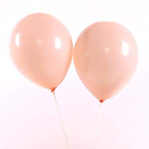 LB L B Pastel color balloon for Party Decorations | Pastel color balloon for | Pastel color Birthday Balloons (Peach Color Pastel balloon, 100) - Image 2