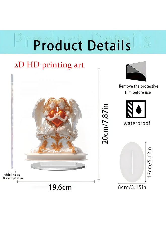 2D flat acrylic desktop decoration, desktop decoration