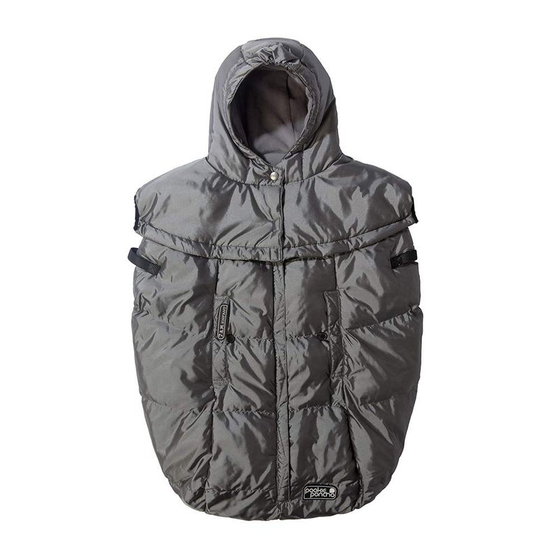 7 A.M. Enfant Pookie Poncho (Metallic Grey) - Image 1