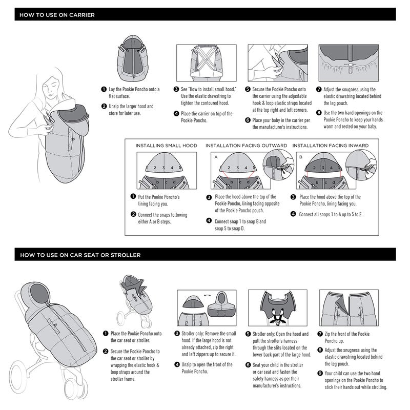 7 A.M. Enfant Pookie Poncho (Metallic Grey) - Image 3