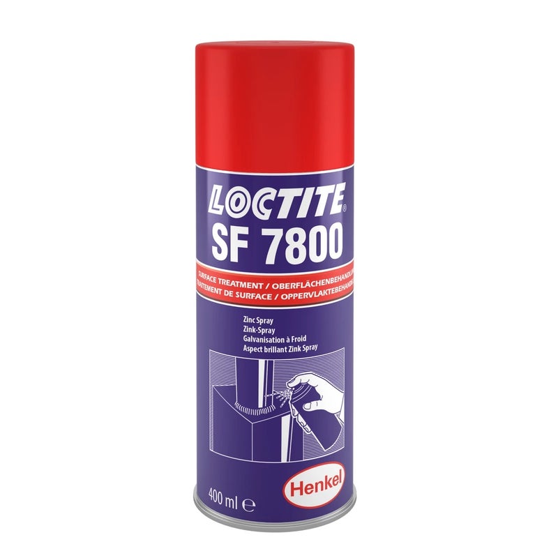 Loctite SF 7800 Zinc Aluminium Corrosion Protection Spray 400ml Anti-Rust Metal Coating