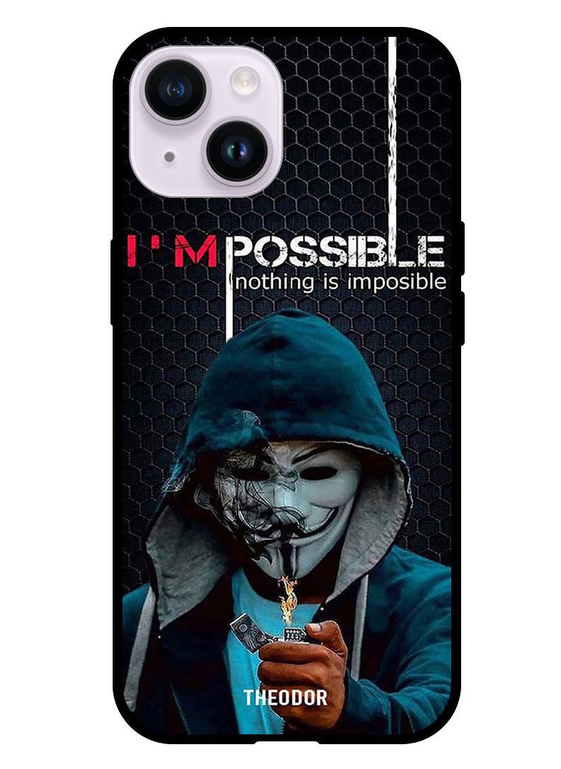 Theodor - Protective Case Cover For Apple iPhone 14 6.1" 2022 Nothing Is Impossible - Image 1
