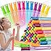 Jumlys 60 Pack Big Bubble Wands Bulk in 6 Colors Bulk Party Favors for Kids Ideal for Easter Summer Halloween Valentine School Classroom Prizes for Boys Girls Ideal Goodies Bags Stuffers - Image 2