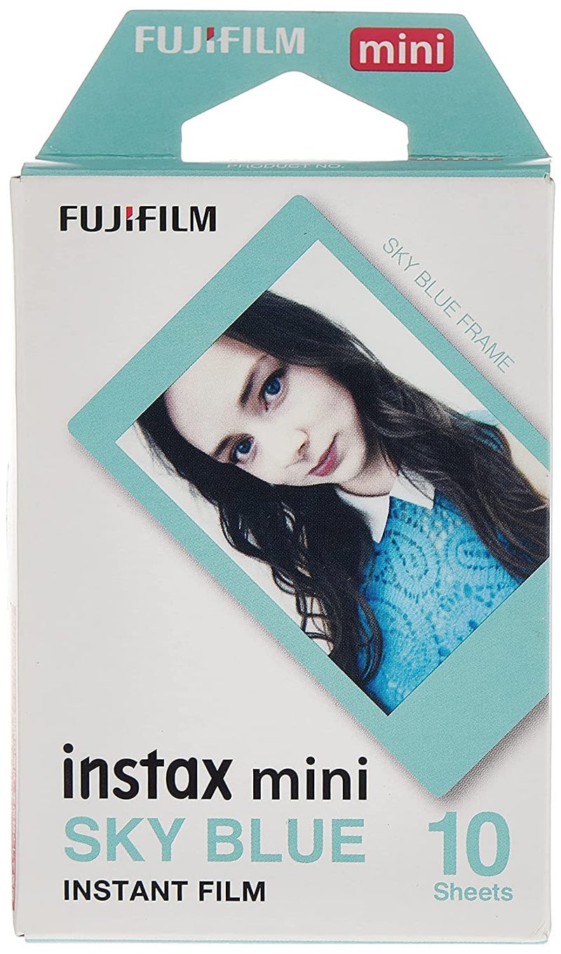 Instax Fujifilm  Mini Sky Blue Film - 10 Exposures - Image 1