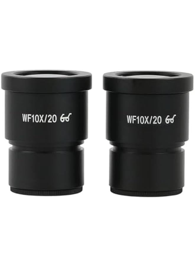 Arabest 10X 20X WF10X 30mm Eyepiece for Stereo Microscope Accessories Wide Field 20mm 23mm WF10X/20 WF10X/23 WF20X/12 High Eye-Point(WF10-20) - Image 2