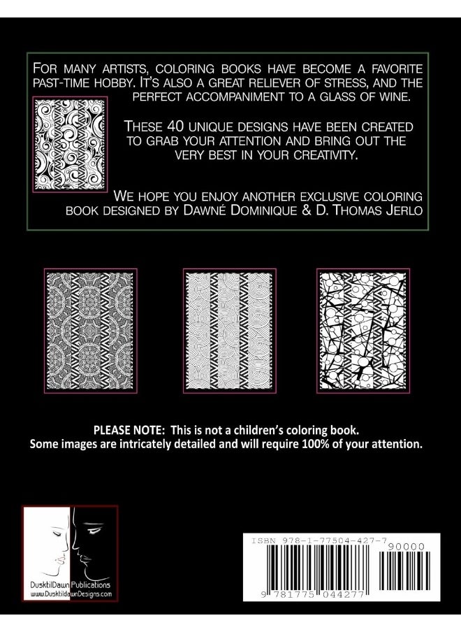 Tiered Trios, Adult Coloring Book  - Image 2