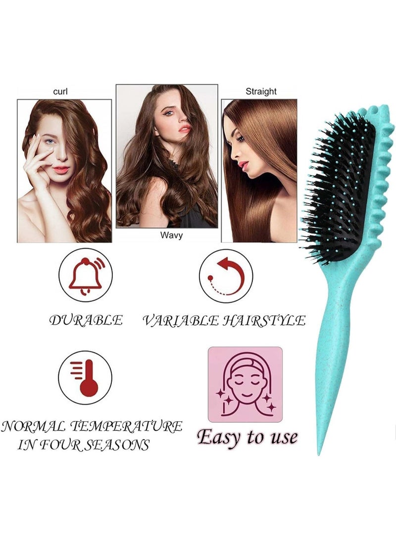 Twista Curly Hair Defining Brush for Detangling and Styling, Suitable for 2A to 4C Hair, Reduces Frizz, Ideal for Wet and Dry Hair (Random Color) - Image 3