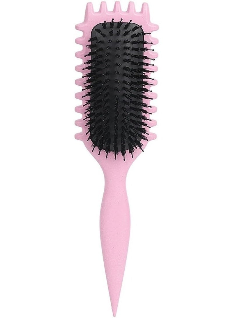 Twista Curly Hair Defining Brush for Detangling and Styling, Suitable for 2A to 4C Hair, Reduces Frizz, Ideal for Wet and Dry Hair (Random Color) - Image 1