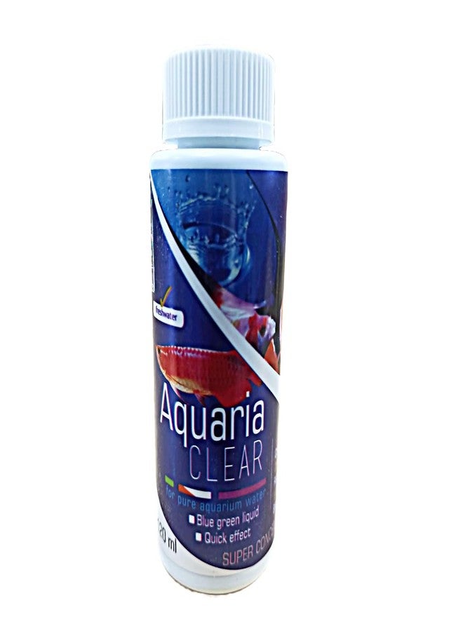 Scroll Store Aquarium Remedies Aqua Clear for Aquarium Crystal Water | Aquaria Clear 120ML - Image 1