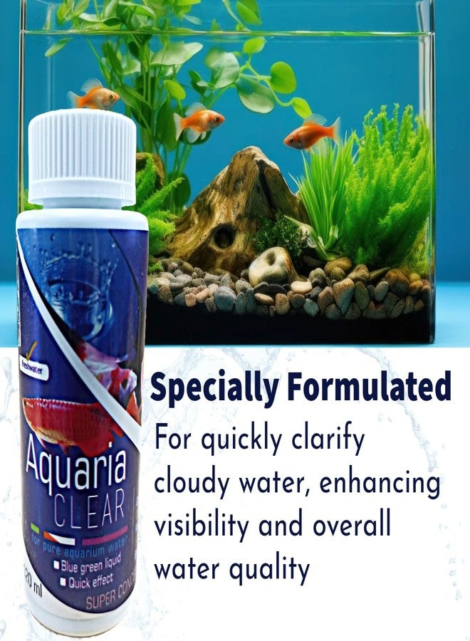 Scroll Store Aquarium Remedies Aqua Clear for Aquarium Crystal Water | Aquaria Clear 120ML - Image 2