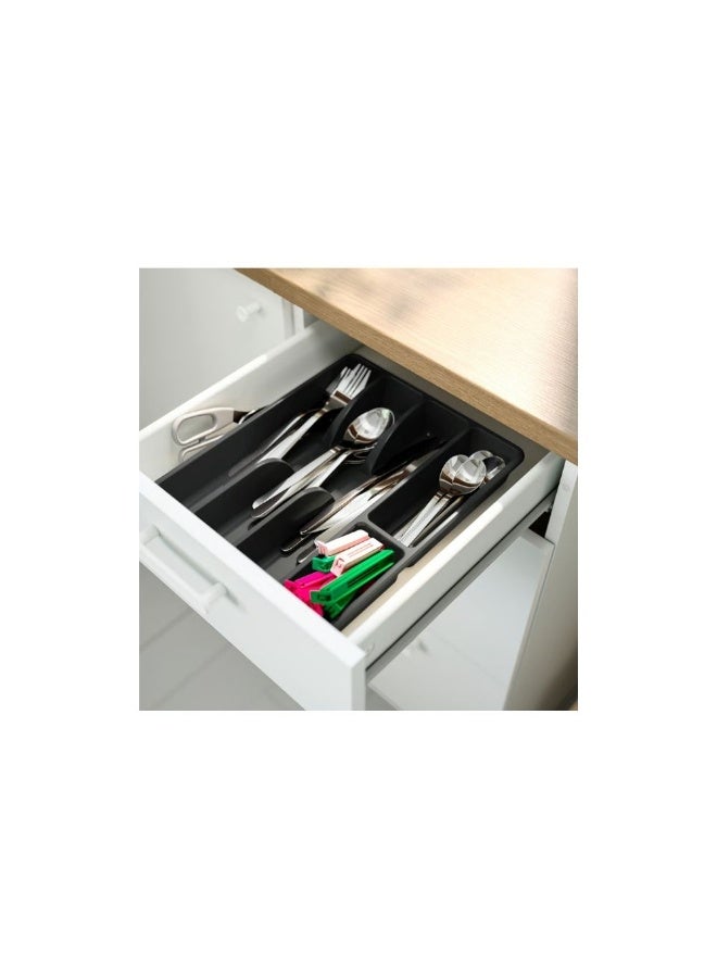 Cutlery tray, anthracite, 31x26 cm - Image 2