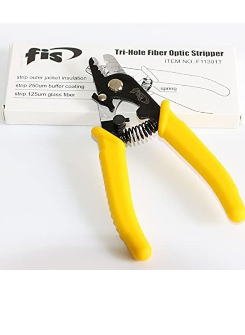 FIS Fiber Optic Cutting Tool F11301T FIS Tri-Hole Fiber Optic Stripper - Image 4