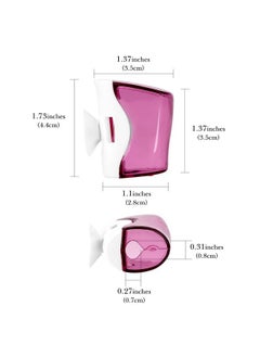 Linkidea Linkidea Travel Toothbrush Head Covers with Suction Cup Portable Wall Mount Toothbrush Holder, Toothbrush Cap Case Box Convenient for Travel, Outdoor (3PCS)  - Image 4