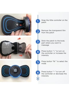 Prime by javaudan 5 Speed Mini Portbale USB Reachrageable Massage Gun Deep Tissue Muscle Massager Body Pain Relief Tool For Body And Neck Vibrator Fitness  - Image 5