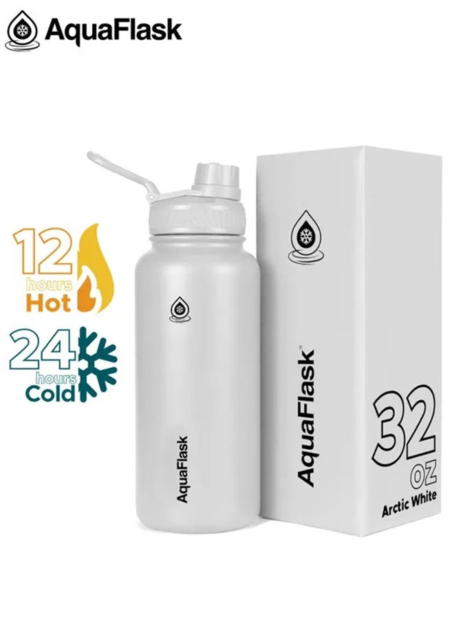 AquaFlask Original Stainless Steel Water Bottle, 22oz/32oz – 12H Hot or 24H Cold Retention, BPA-Free - Image 1