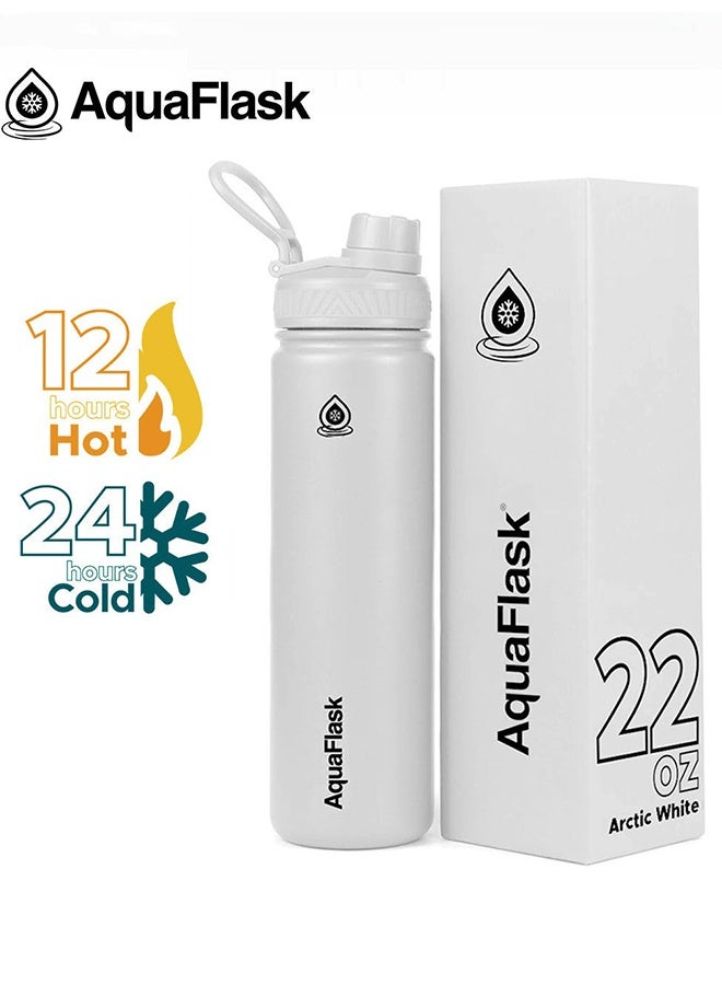 AquaFlask Original Stainless Steel Water Bottle, 22oz/32oz – 12H Hot or 24H Cold Retention, BPA-Free - Image 2