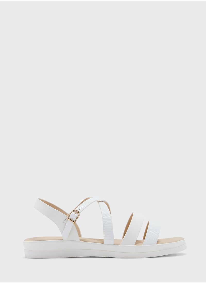 Vincci - Multi Strap Wedge Sandals - Image 1