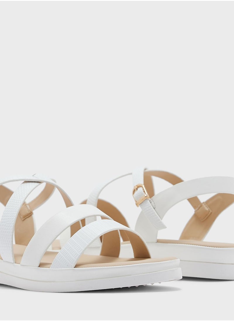 Vincci - Multi Strap Wedge Sandals - Image 1