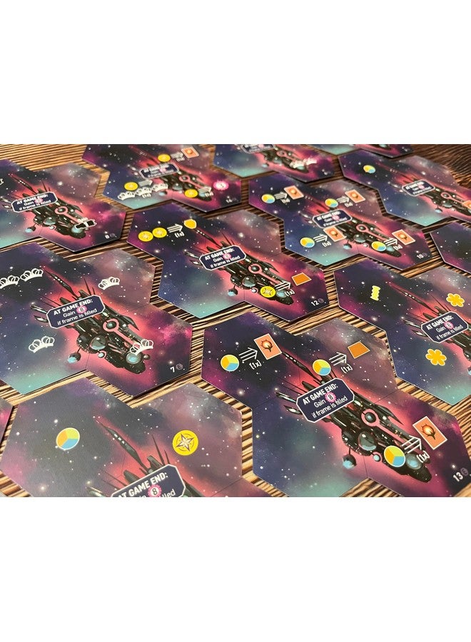Stonemaier Games Stonemaier Games: Apiary: Expanding The Hive Expansion | New Unique Frames, Additional Tiles, and More! | Add to Apiary - A Strategy Board Game About Bees in Space | 1-5 Players, 90 Mins, Ages 14+  - Image 4