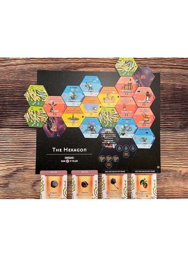 Stonemaier Games Stonemaier Games: Apiary: Expanding The Hive Expansion | New Unique Frames, Additional Tiles, and More! | Add to Apiary - A Strategy Board Game About Bees in Space | 1-5 Players, 90 Mins, Ages 14+  - Image 5