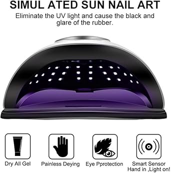 Beenle 280W UV LED Nail Lamp With Automatic Sensor 4 Timer Setting for Gel Nails Home and Salon Use - Image 5