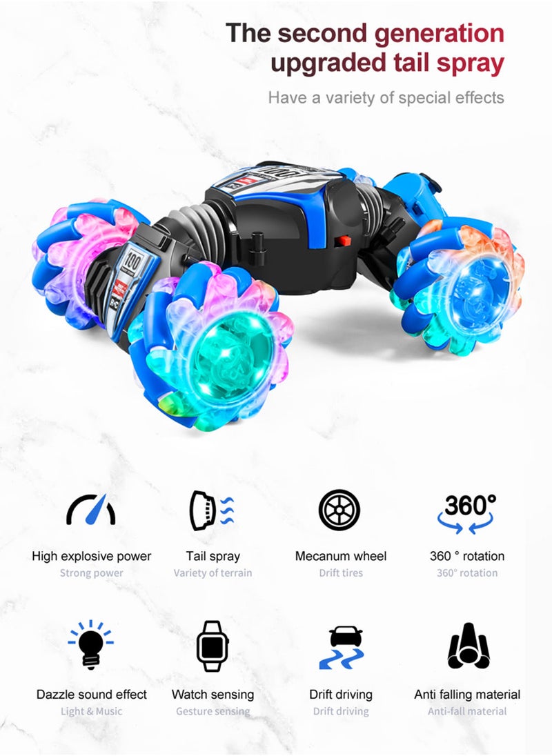 Generic RC Stunt Car Remote Control Cars RC Watch Gesture Sensor Electric Toy Car  - Image 3